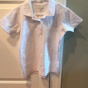 5 brand new White polos (school uniform shirts)